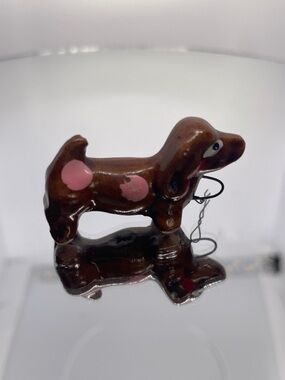 Vintage dachshund puppy, from an original grouping of mother dachshund, and pups